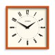 thumbnail image 1 of Reloj Retro Cuadrado JONES CLOCKS 25x25x4 cm Naranja, 1 of 7