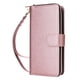 thumbnail image 1 of Funda Cartera con Cremallera y Correa para iPhone 15 Soporte y Tarjetero Oro rosa, 1 of 6
