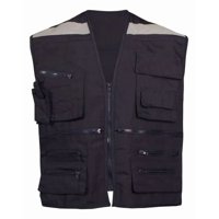 Metalfer - Chaleco Geologo Poplin Azul Talla M