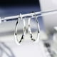 thumbnail image 2 of 18K Gold Plated Hoop Huggie Earrings: Perfect for Women & Girls' Parties & Holidays!, 2 of 5