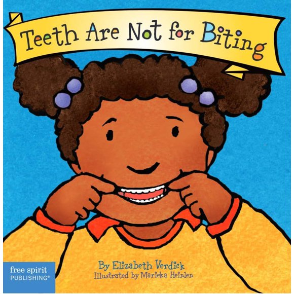 Libro de cartón Los dientes no son para morder, serie Best Behavior