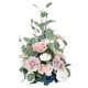 thumbnail image 4 of Flores Artificiales Centro De Mesa De Boda Mesas Decoraciones Flores Falsas Flor Rosa, 4 of 5
