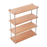 Magideal - Estante De Almacenamiento 1:6, Marco De Metal Decorativo, Muebles En Miniatura Duraderos, Accesorios De Diseño De Escena De Simulación, Estante De , 4 Niveles De Largo