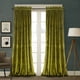 thumbnail image 1 of Juego De Cortinas De Terciopelo Verde Oliva 132 X 213 Cm 2 Paneles, 1 of 8