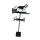thumbnail image 2 of Veleta de metal para animales, veleta para perros, veleta para perros, indicador de dirección del viento para decoración de puertas de jardín y patio, 2 of 5