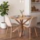 thumbnail image 3 of Comedor Mesa Redonda Equiz Wood 100cm + 4 Sillas Isy Arena, 3 of 4