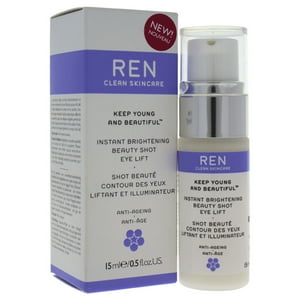 Ren - Mantenga Joven Y Hermosa El Lifting De Ojos Con Brillo Instantáneo De Para Mujeres - Suero De 0.5 Oz