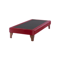 Importclick - Base Cama Europea 1 Plaza 90X190 Cm Burdeo Felpa