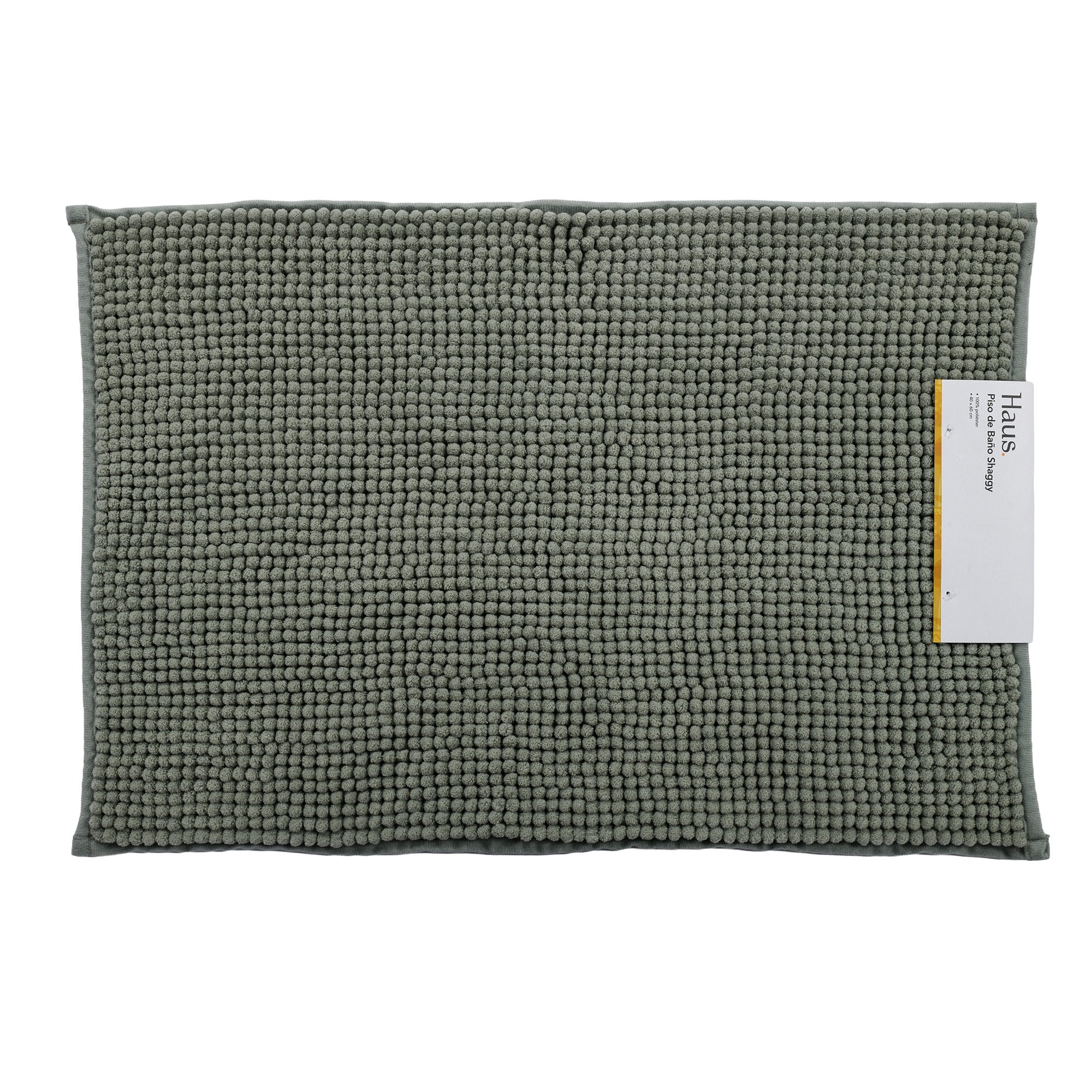 Piso Shaggy 40x60cm Poliester Verde Haus