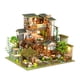 thumbnail image 2 of Kits de casa de muñecas en miniatura DIY con accesorios, decoración del hogar, conjunto de construcción de casa pequeña, casa de muñecas hecha a mano, 2 of 5