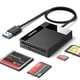 thumbnail image 1 of Lector 4en1 Multi-Tarjeta De Memoria Usb-A 3.0 (Sd/Microsd/Cf/Ms) 50cm Negro Ugreen Cr125, 1 of 3