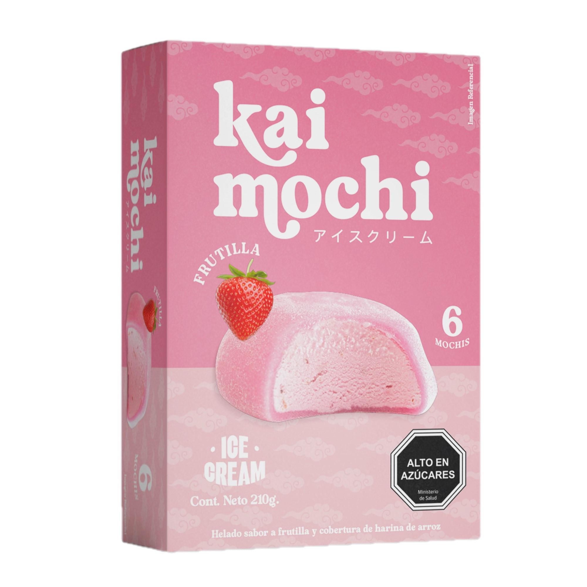 Helado Frutilla Caja 210 g Kai Mochi