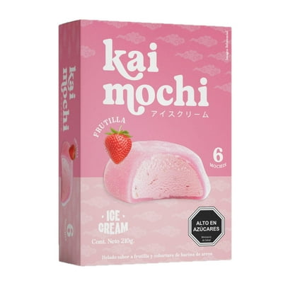Helado Frutilla Caja 210 G Kai Mochi