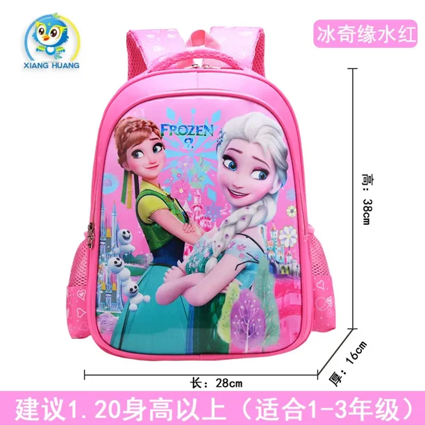 Disney cartoon Mickey mouse backpack Anime children's school bag Primary school students reduce burden schoolbags Spiderman