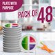 thumbnail image 2 of Plato de Control de Porciones para Diabéticos Health Beet de 25 cm con 3 Secciones, 2 of 9