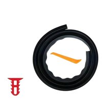 Genérico - Goma Parabrisas Anti Ruido Y Aislante Universal 1.6 Cm