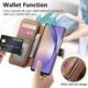 thumbnail image 5 of Funda FOXDOCK para Samsung Galaxy S26 Ultra Protección RFID, Soporte Ajustable, Función Cartera, Diseño Antigolpes-marrón, 5 of 6