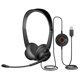 thumbnail image 1 of Auriculares estéreo USB Cyber Acoustics AC-204ENC con ENC, 1 of 6