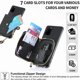 thumbnail image 4 of Funda Tipo Cartera con Correa Cruzada para Samsung Galaxy S20 Plus Protección Contra Golpes Negro, 4 of 5