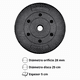 thumbnail image 2 of Par Discos Preolímpico PVC 5kg c/u Total 10kg, 2 of 4
