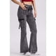thumbnail image 1 of Jeans Mujer Flare Cargo Gris, 1 of 4
