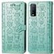 thumbnail image 1 of Funda Cartera FOXDOCK para VIVO Y20 , Flip PU con Relieve de Gatos y Perros, Tarjetero y Soporte, 1 of 6