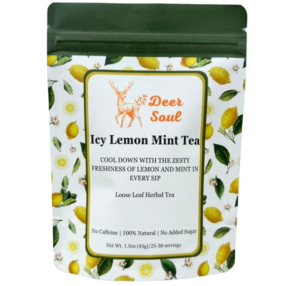 Té Herbal Suelto Deer Soul Menta Limón Refrescante 43 g