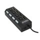 thumbnail image 5 of Hub De Cargador Múltiple USB 2.0 De 4 Puertos + Adaptador De Alta Velocidad Interruptor De Encendido / Apagado PC Negro, 5 of 5