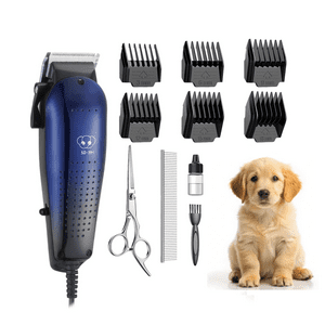 Petday - Maquina Corta Pelo Mascotas Perro Gato Kit Completo Azul
