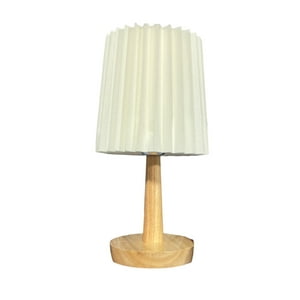 Oem - Lampara De Velador Lampara De Mesa Abanico Madera A