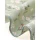 thumbnail image 5 of INSPIRE CHIC Blusa Floral para Mujer de Regreso a Clases con Escote Corazón, Manga Corta Abullonada, Peplum Fruncido, Verde Claro Talla L, 5 of 6