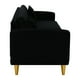 thumbnail image 5 of Sofa New Retro 3CG Felpa 01 Negro, 5 of 6