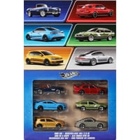 Juego De 6 Unidades Toy Cars Hot Wheels Moldeadas A Escala 1:64 Europeas