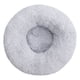 thumbnail image 1 of Cama de peluche para mascotas, cama redonda con forma de donut para perros pequeños, suave y relajante para perros y gatos, cómoda cama para gatos, diámetro exterior de 40 cm, 1 of 5