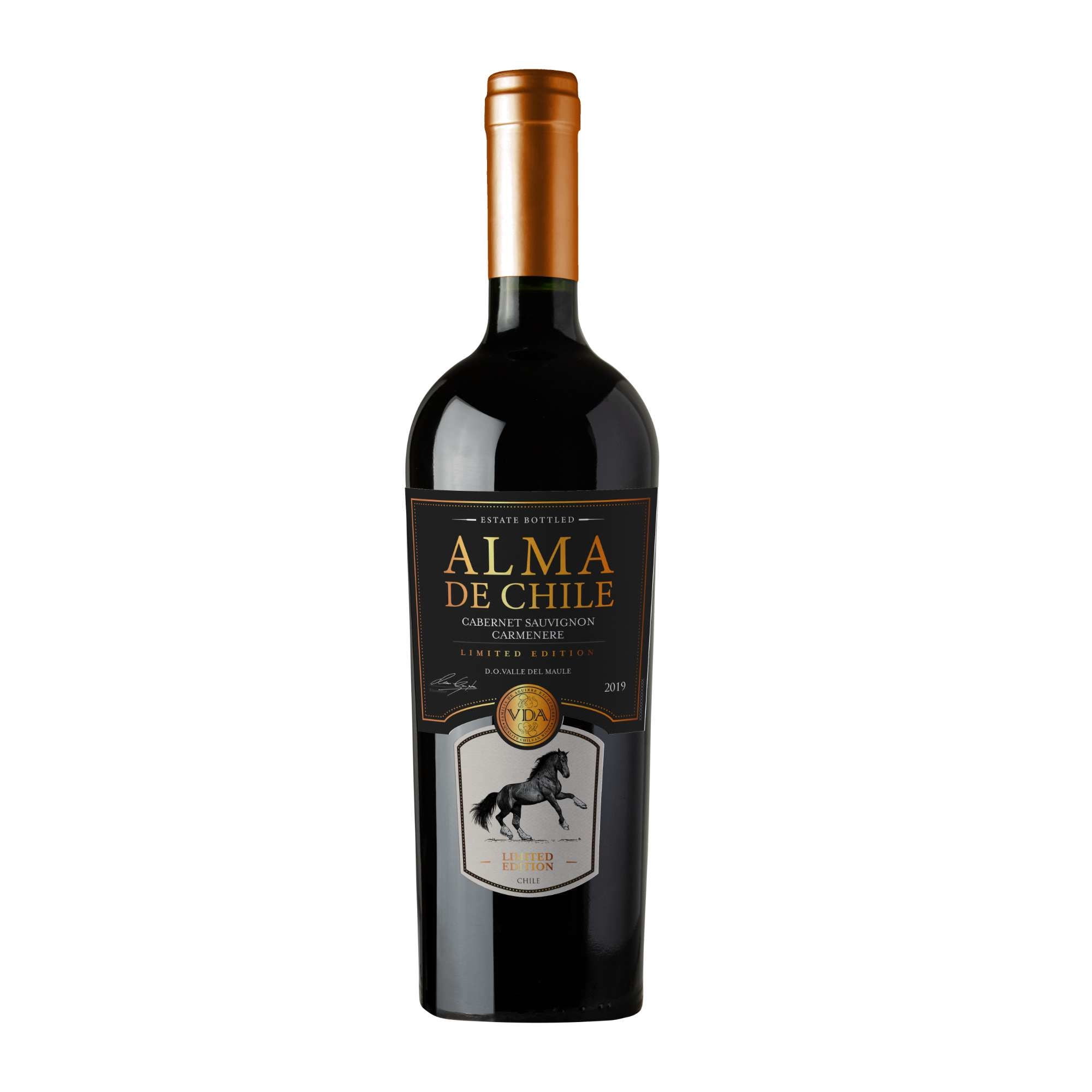 Vino Tinto Ensamblaje Edición Limitada Carmener 14° Botella 750 ml Alma de Chile