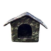 Magideal - Casa Impermeable Para Gatos Al Aire Libre, Caseta Para Perros Pequeños Engrosada, Resistente A La Intemperie, A Prueba De Lluvia, Con Cojín Desmontabl , 35Cmx33Cmx30Cm