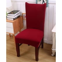 Todo Para El Hogar - Set De 6 Fundas Lisas Elasticadas De Sillas