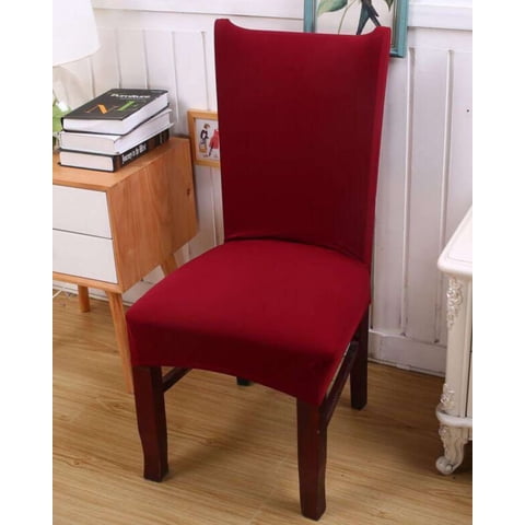 Todo Para El Hogar - Set De 6 Fundas Lisas Elasticadas De Sillas