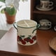 thumbnail image 3 of Escurridor de vajilla, cuchara de cereza retro, cuchara, abrazadera para ollas, utensilio de cocina, palo, lata, caja de almacenamiento, con 4 bandejas de cubo de metal con rejilla, 3 of 5