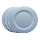 thumbnail image 1 of Pack 4 Plato De Decoracion Hogar Decorativo Diseños 30cm azul, 1 of 3