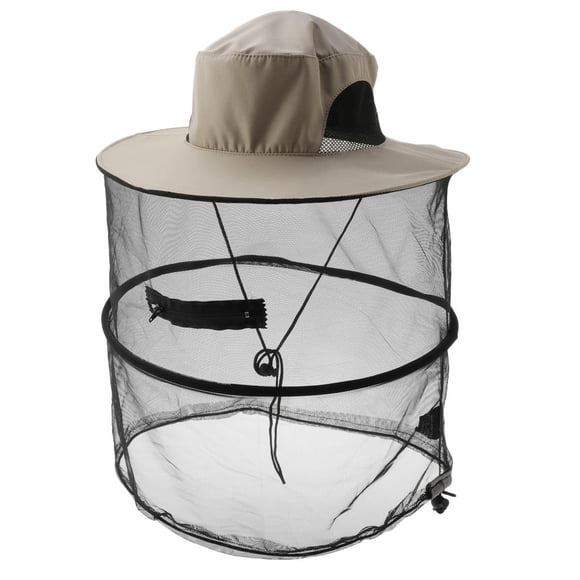Al Aire Libre Camping Mosquito Head Net Hat Cap Mesh Face Mask Apicultor E