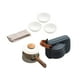 thumbnail image 3 of Juego De Tetera De Cerámica De Viaje, Taza De Té De Porcelana De 3 Tazas Para Oficina, Picnic Al Aire Libre, Color Blanco, 3 of 5