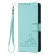 thumbnail image 2 of Funda tipo cartera FOXDOCK para Xiaomi POCO X3 NFC con soporte, ranuras, RFID, diseño de gato, 2 of 5
