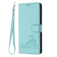 Funda Tipo Cartera Foxdock Para Samsung Galaxy A16 Con Soporte, Ranuras, Rfid, Diseño De Gato