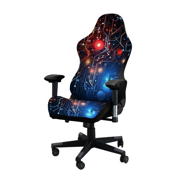 Funda para silla QYZDLM de impresión 3D, ajuste suave y resistente a rasguños