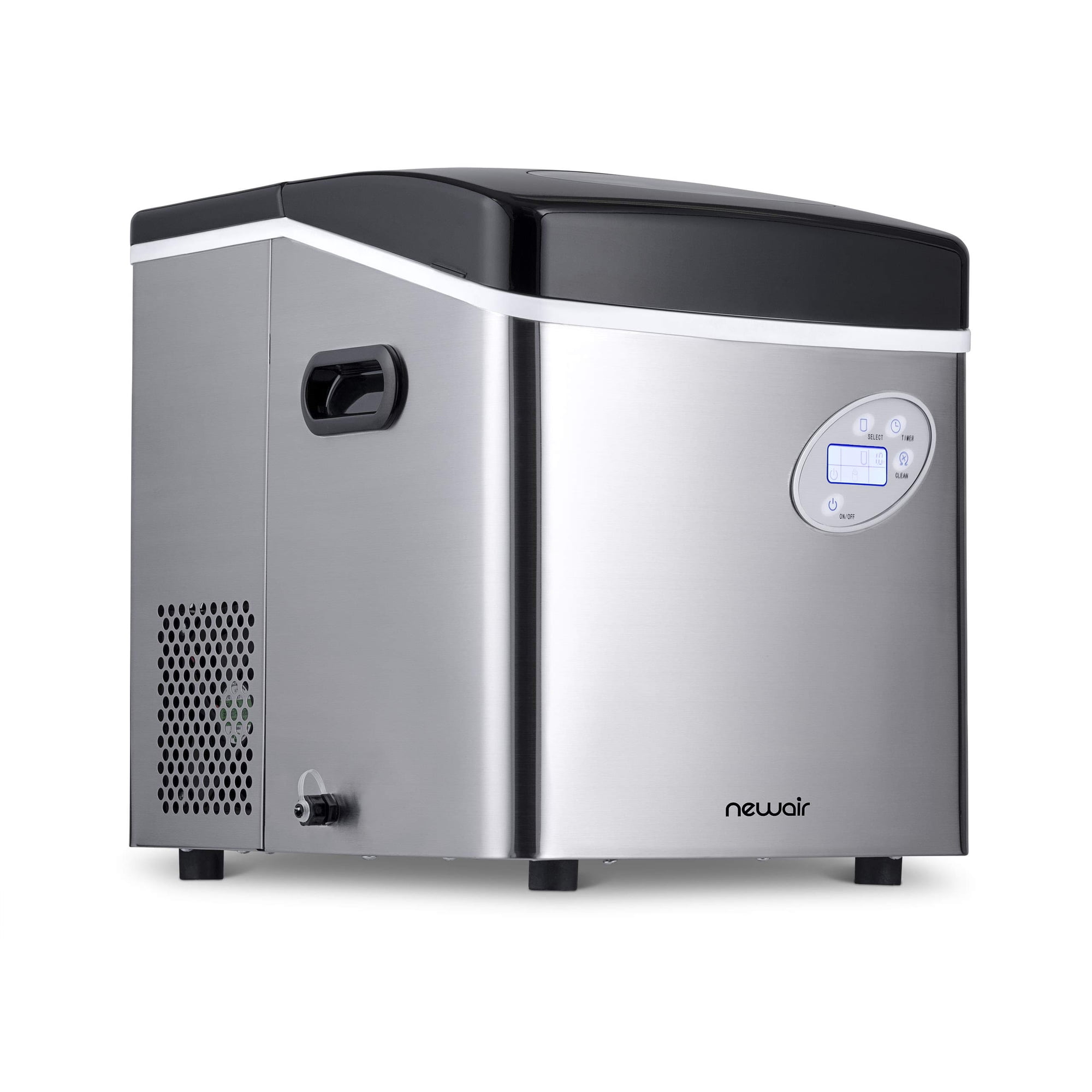 Máquina De Hielo Newair Portátil De 23 Kg Al Día, 12 Cubos, 7 Minutos, Ss
