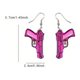 thumbnail image 1 of Acrylic Cute Doodle Graffiti Pattern Dangle Earrings Cartoon Style Light Weight Funny Adorable Female Gift, 1 of 3