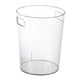 thumbnail image 5 of Cubo De Basura Transparente Cubo De Basura Hogar Sala De Ni?os Organizador Caja Cubo De Hielo 27x21.5cm, 5 of 5