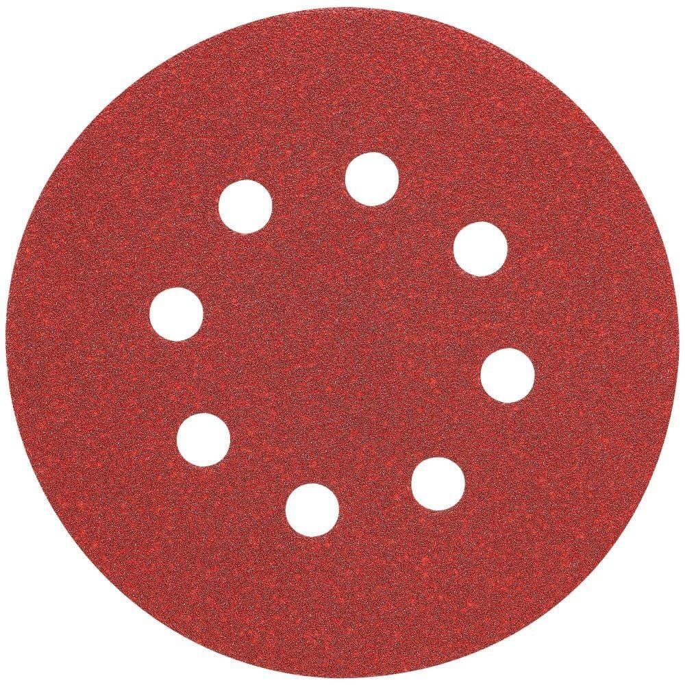 Papel De Lija Dewalt Dw4310 Con Gancho Y Bucle De 100 Granos, 5 Pulgadas (paquete De 25)