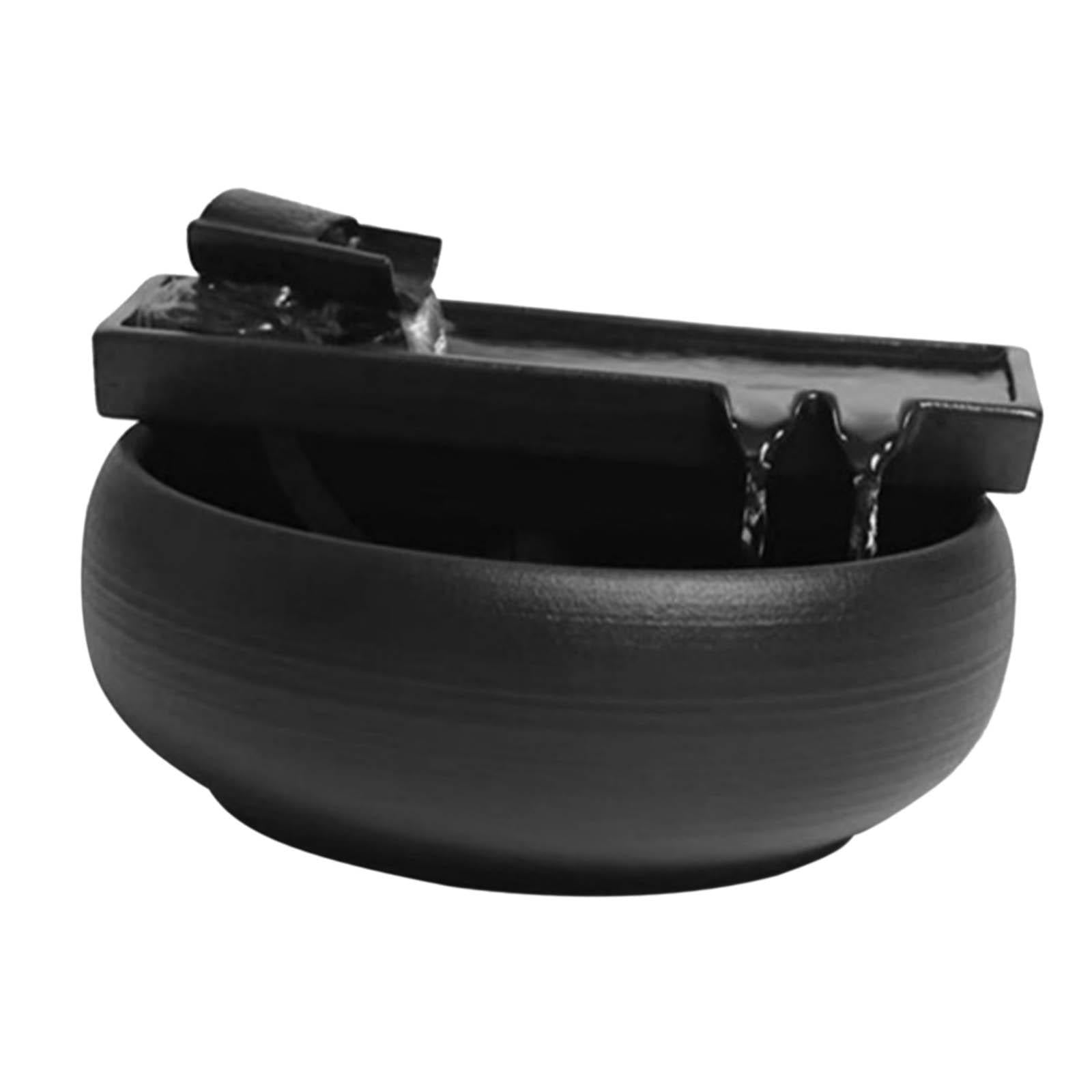 Bothyi - Fuente De Mesa De Cerámica Para Oficina, Hogar, Meditación, Calmante, Cascada Interior